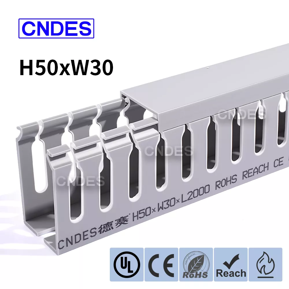 50×30 štěrbinový PVC kabel organizace kanál