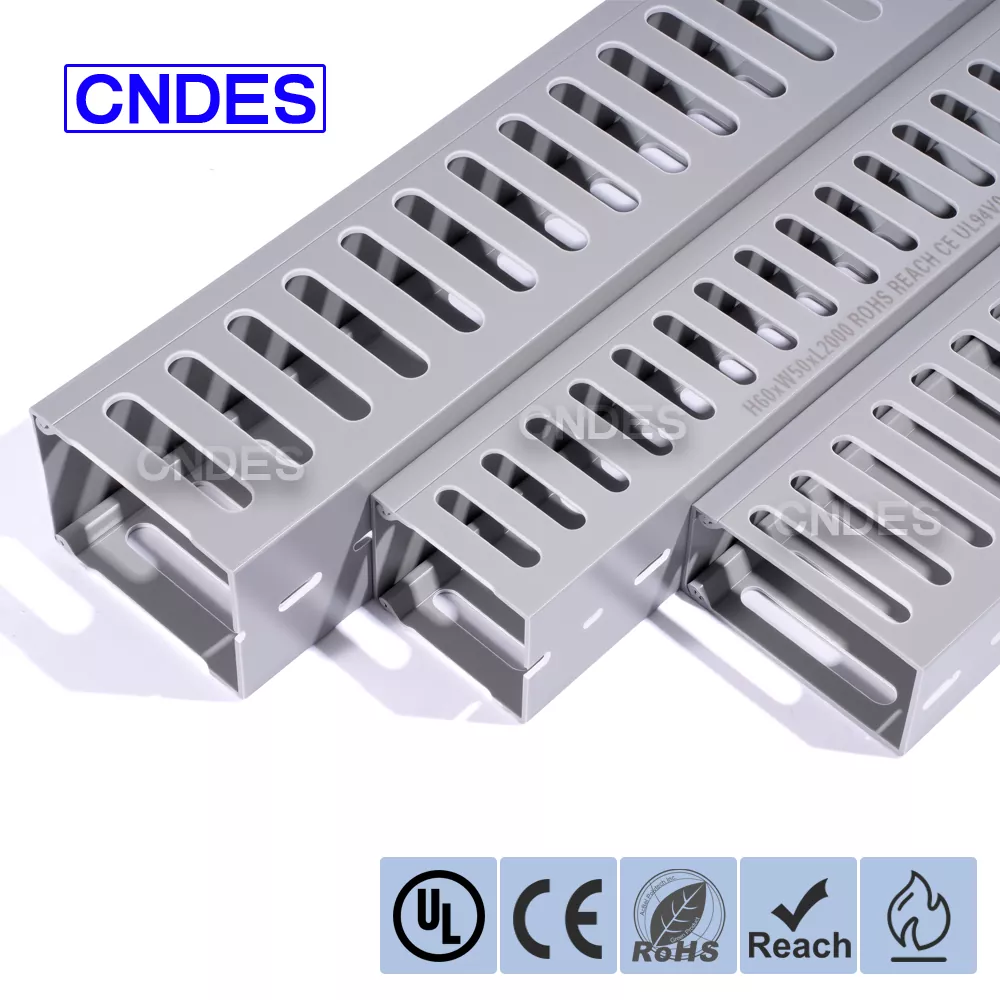 Kabeláž s uzavřenou štěrbinou z PVC