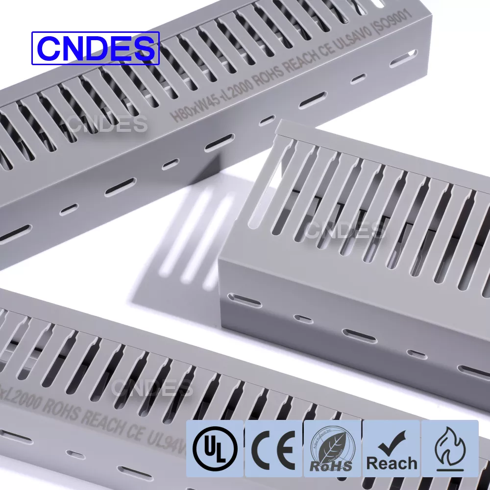 PVC Kabel s úzkým slotem Kabelová trubka