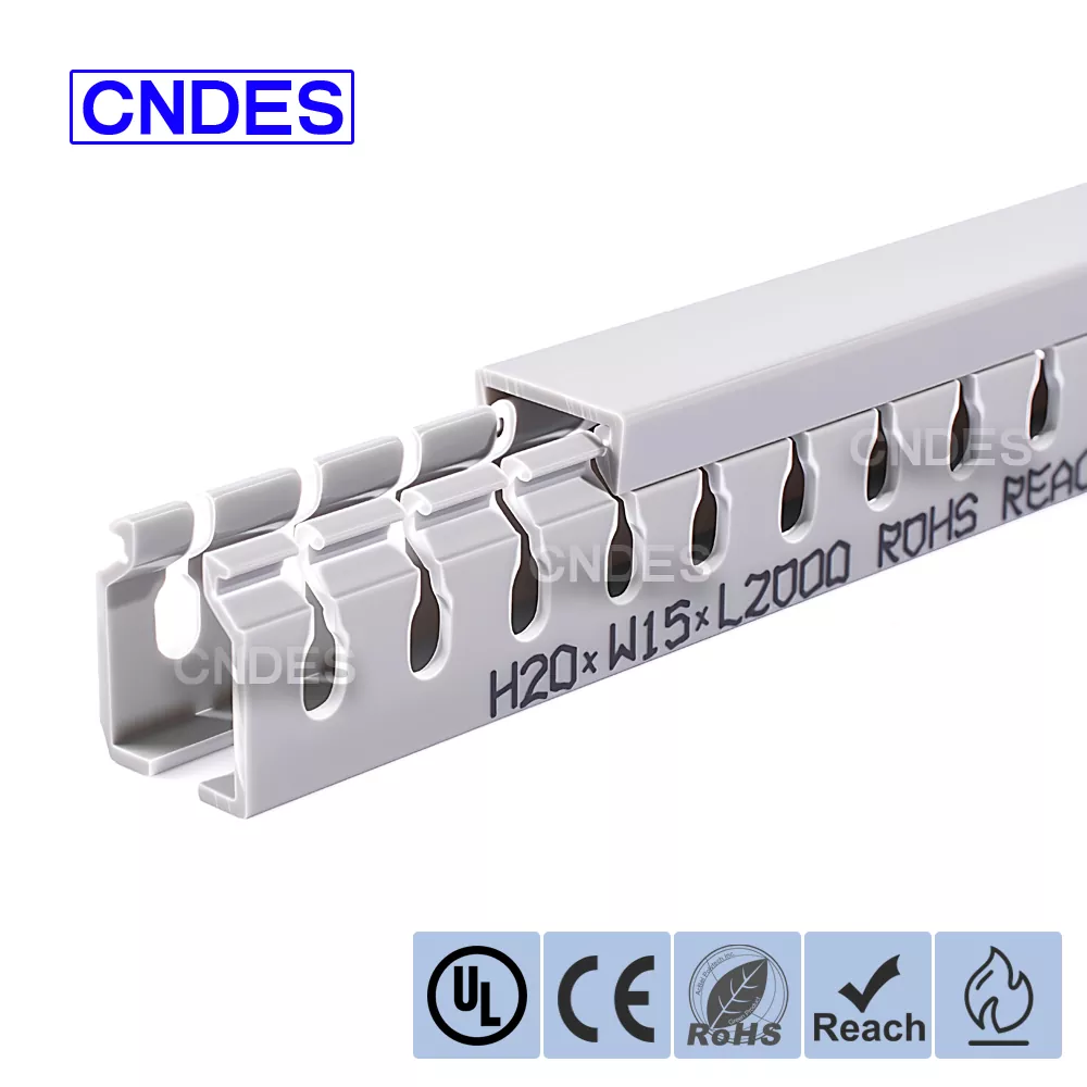 20mm výška štěrbinový PVC elektrický drátový kanál